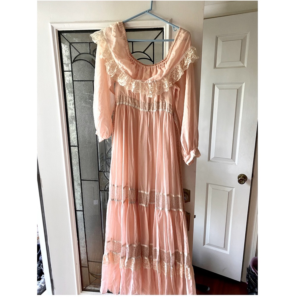 Vintage Blush Gunne Sax Dress Size 9
